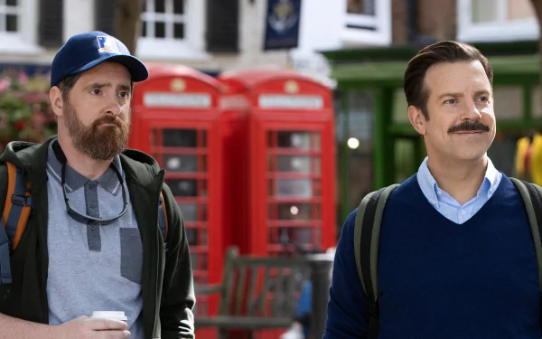 Brendan Hunt Jason Sudeikis TV Show Ted Lasso HD Desktop Wallpaper | Background Image