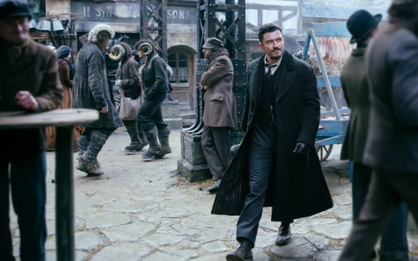 Rycroft Philostrate Orlando Bloom TV Show Carnival Row HD Desktop Wallpaper | Background Image
