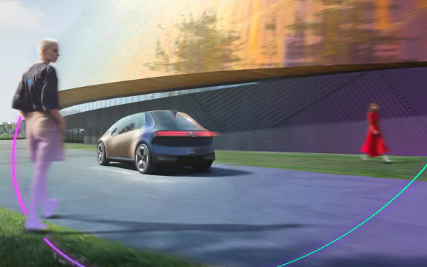 concept car electric car vehicle BMW i Vision Circular HD Desktop Wallpaper | Background Image