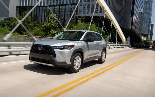 SUV Toyota Corolla Cross L vehicle Toyota Corolla Cross HD Desktop Wallpaper | Background Image