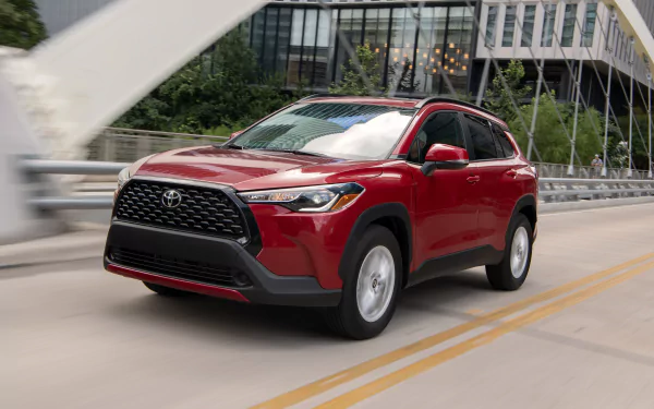 SUV Toyota Corolla Cross LE AWD vehicle Toyota Corolla Cross HD Desktop Wallpaper | Background Image