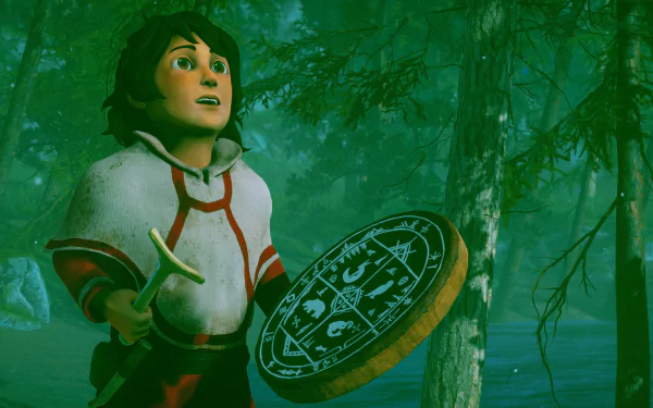 video game Skabma - Snowfall HD Desktop Wallpaper | Background Image