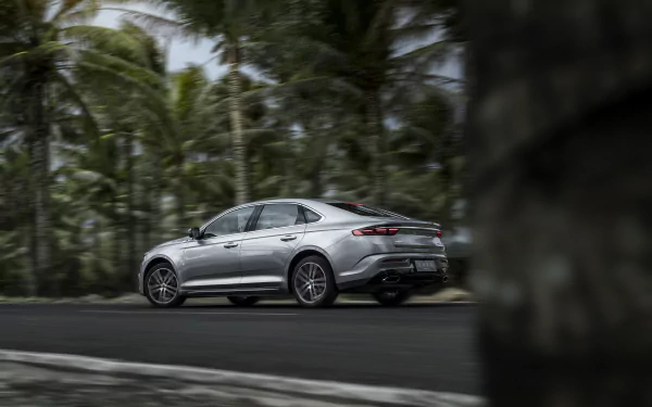 silver car sedan vehicle Geely Preface HD Desktop Wallpaper | Background Image