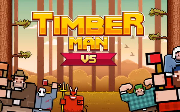 video game Timberman HD Desktop Wallpaper | Background Image