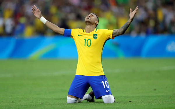 Brazil National Football Team Neymar Sports HD Desktop Wallpaper | Background Image