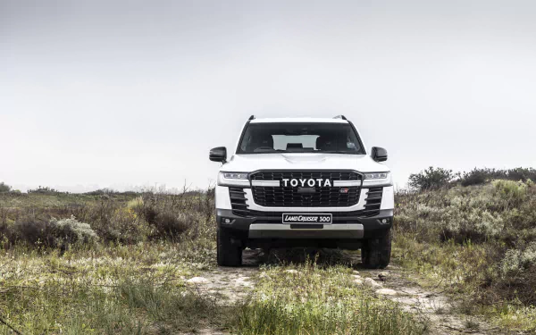 white car SUV vehicle Toyota Land Cruiser GR-S HD Desktop Wallpaper | Background Image