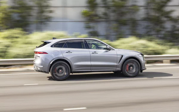 SUV vehicle Jaguar F-Pace SVR HD Desktop Wallpaper | Background Image