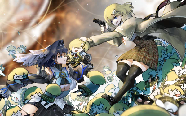 Watson Amelia Ouro Kronii Anime Virtual Youtuber HD Desktop Wallpaper | Background Image