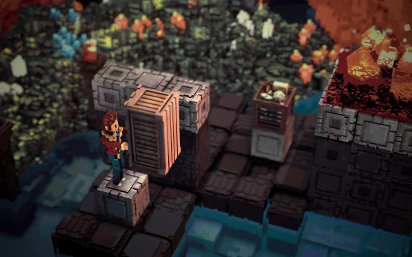 video game Bonfire Peaks HD Desktop Wallpaper | Background Image