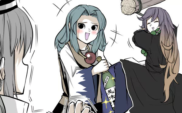 Byakuren Hijiri Ichirin Kumoi Mononobe No Futo Anime Touhou HD Desktop Wallpaper | Background Image