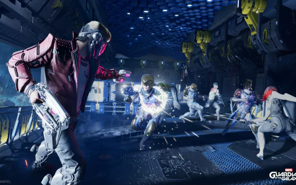 Star Lord video game Marvel's Guardians of the Galaxy HD Desktop Wallpaper | Background Image