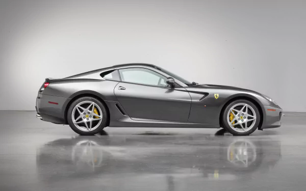 silver car supercar vehicle Ferrari 599 GTB Fiorano HD Desktop Wallpaper | Background Image