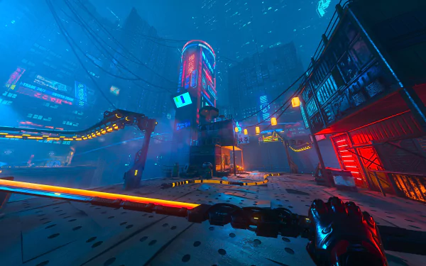 video game Ghostrunner HD Desktop Wallpaper | Background Image