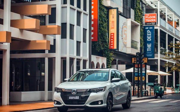 compact car vehicle Honda Crider Sport Hybrid HD Desktop Wallpaper | Background Image