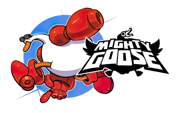 HD desktop wallpaper of Mighty Goose game character for background.