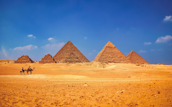 sand Egypt desert man made pyramid HD Desktop Wallpaper | Background Image