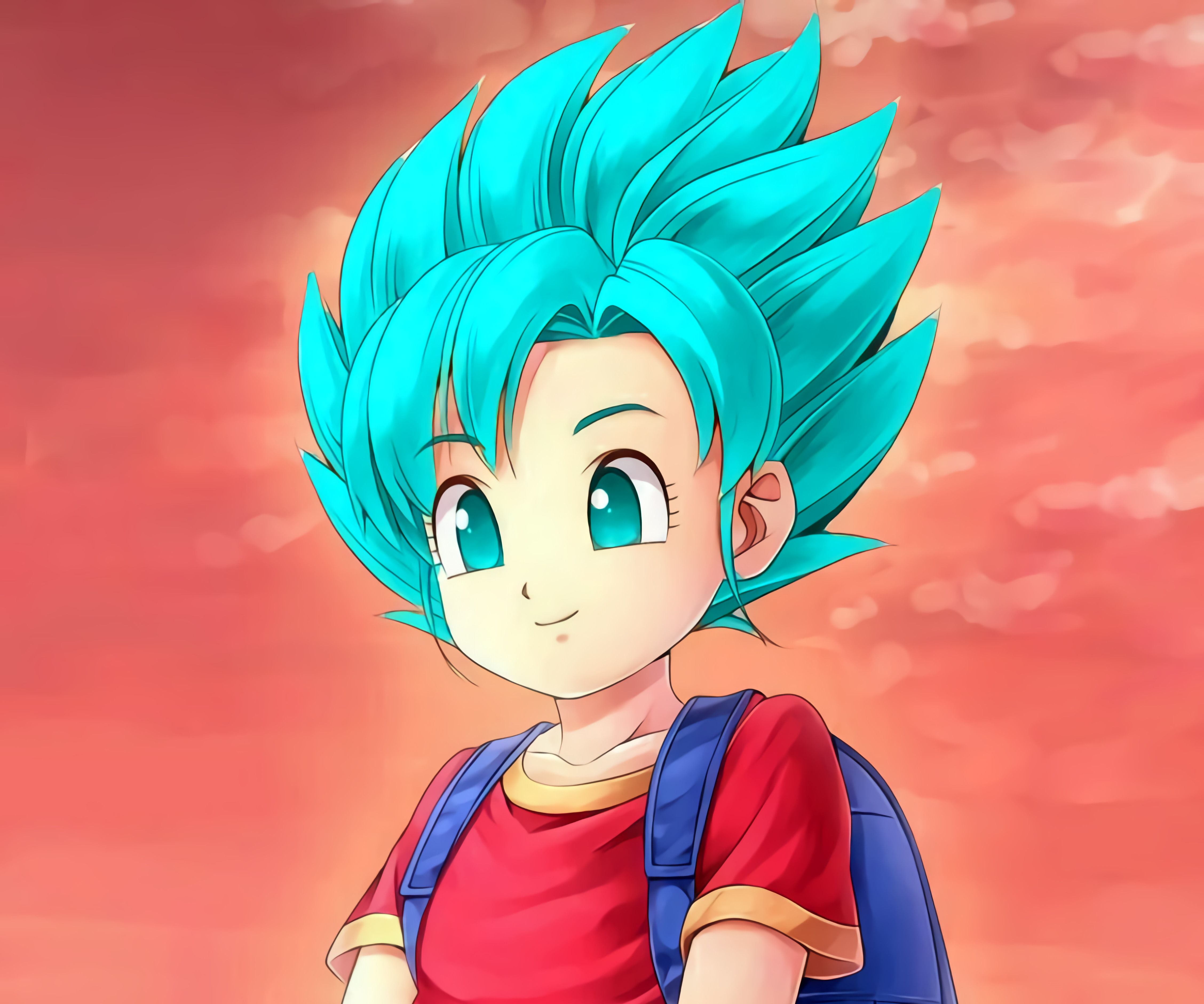 SSJ Pan, anime, dbgt, dbz, pan, saiyan, super, HD wallpaper