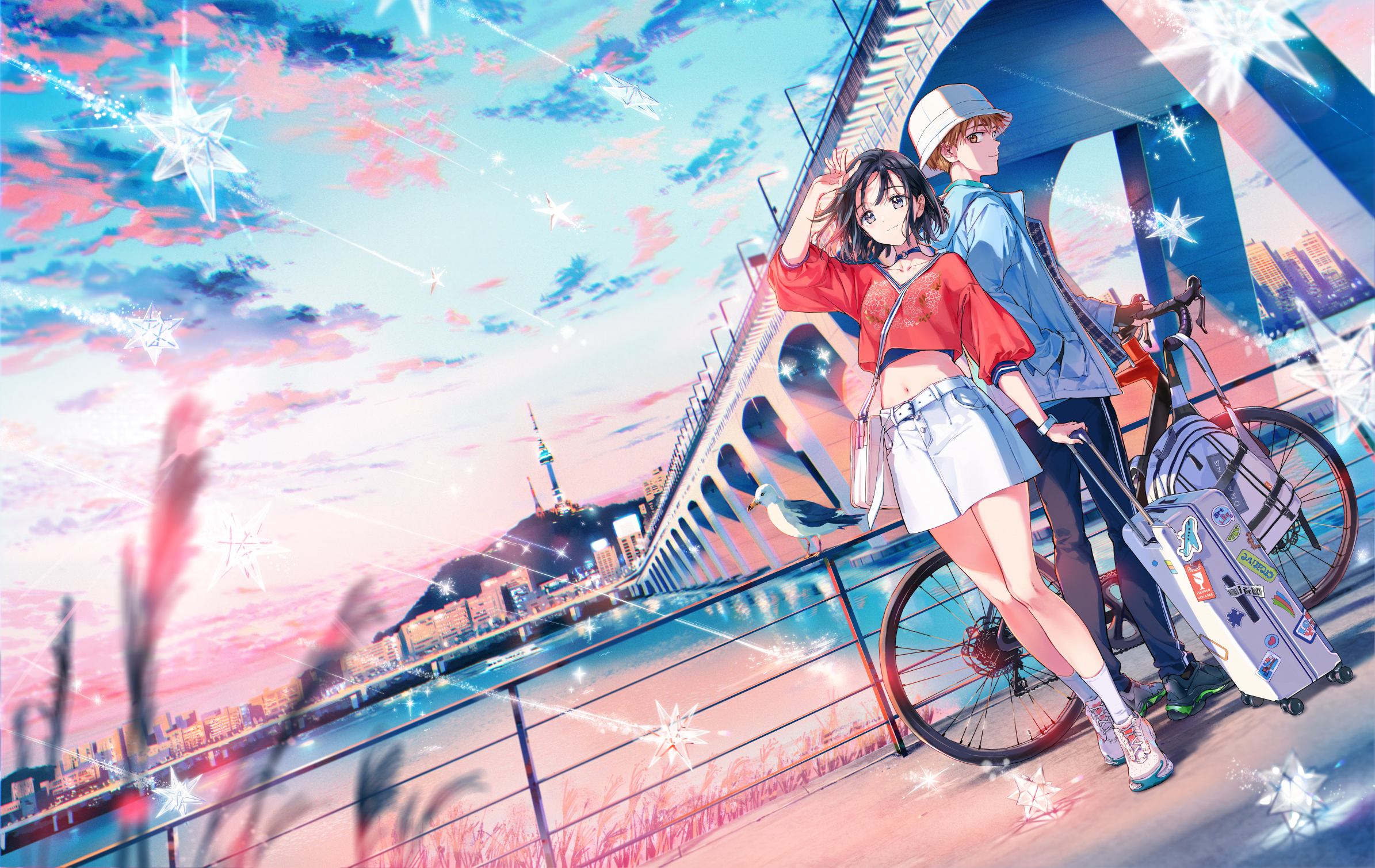Anime Friends HD Wallpaper