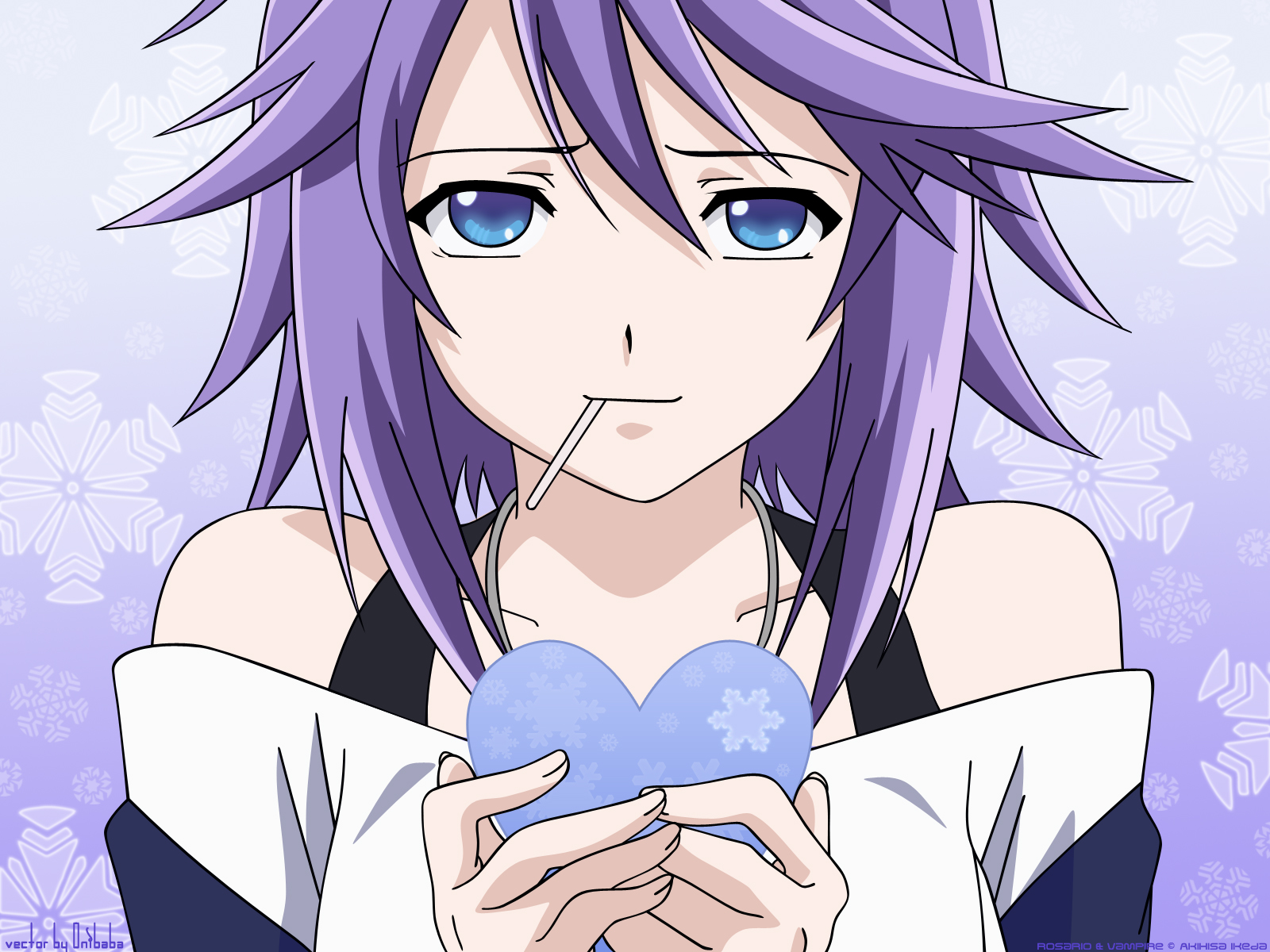 Download Mizore Shirayuki Anime Rosario + Vampire Wallpaper