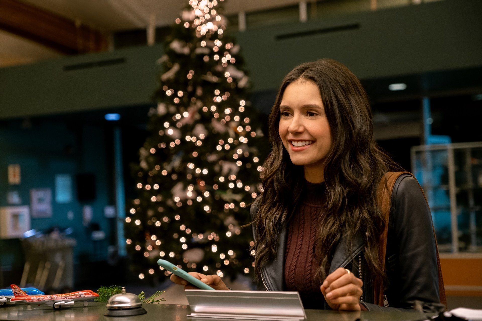 Download Nina Dobrev Movie Love Hard HD Wallpaper