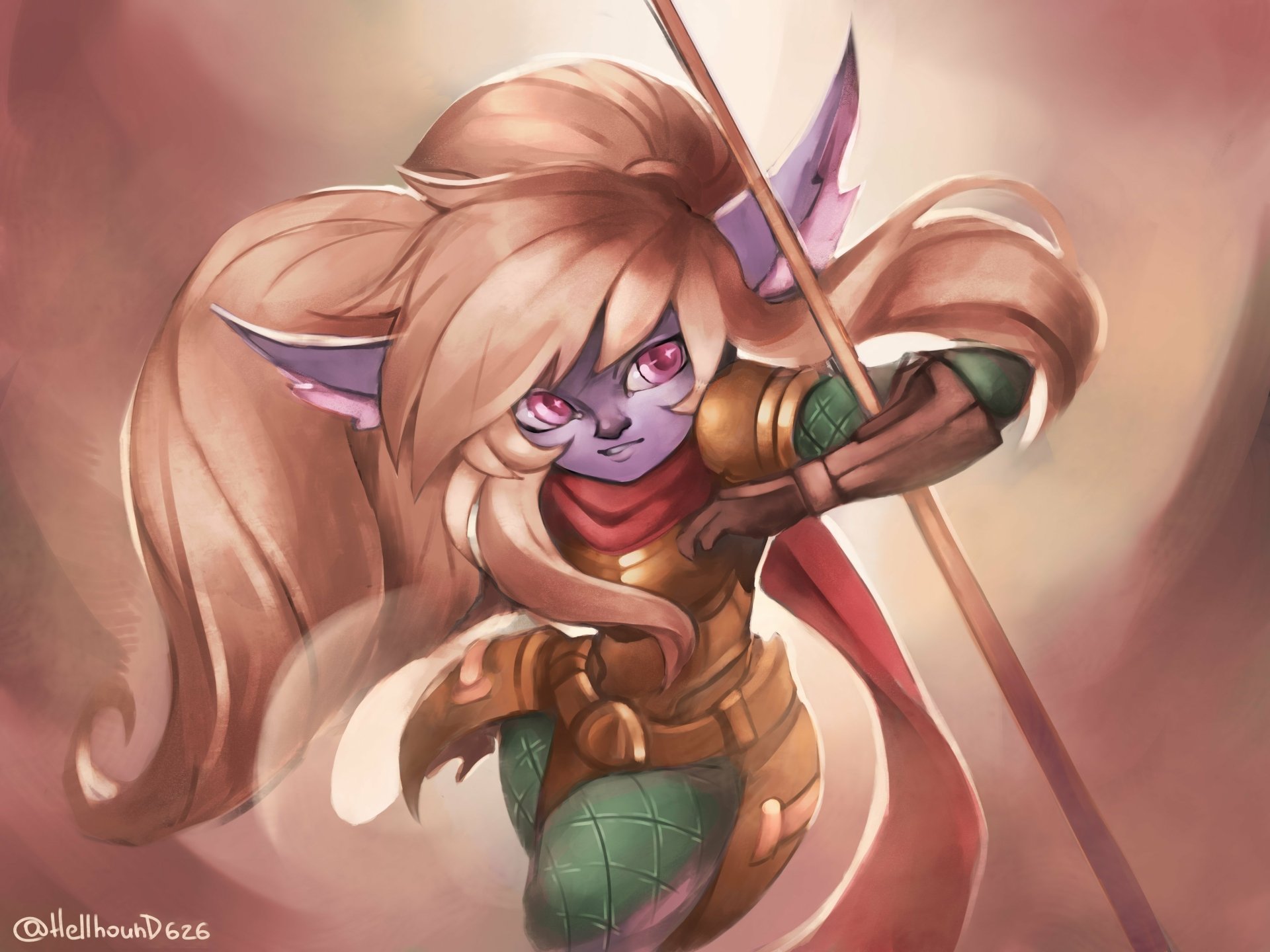 Download Poppy (League Of Legends) Video Game League Of Legends 4k Ultra HD Wallpaper