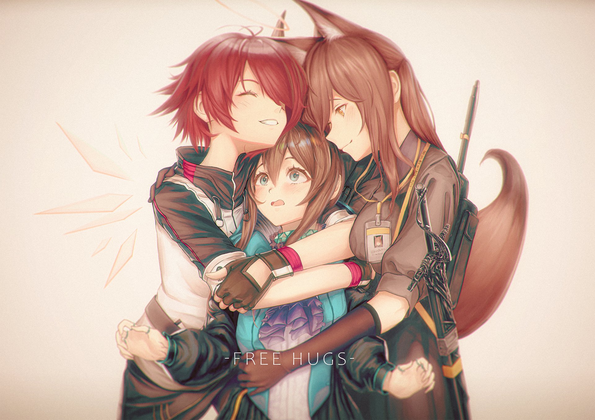 Download Amiya (Arknights) Exusiai (Arknights) Franka (Arknights) Video Game Arknights HD Wallpaper