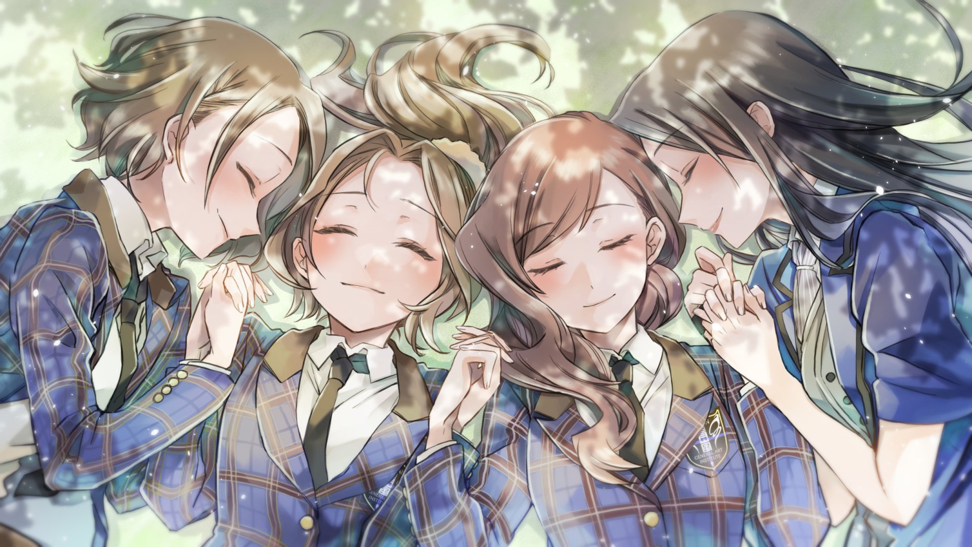 Download Koharu Yanagi Kyoko Yakumo Suzu Minase Hisame Honami Anime Shoujo☆Kageki Revue Starlight HD Wallpaper by tareko_ill