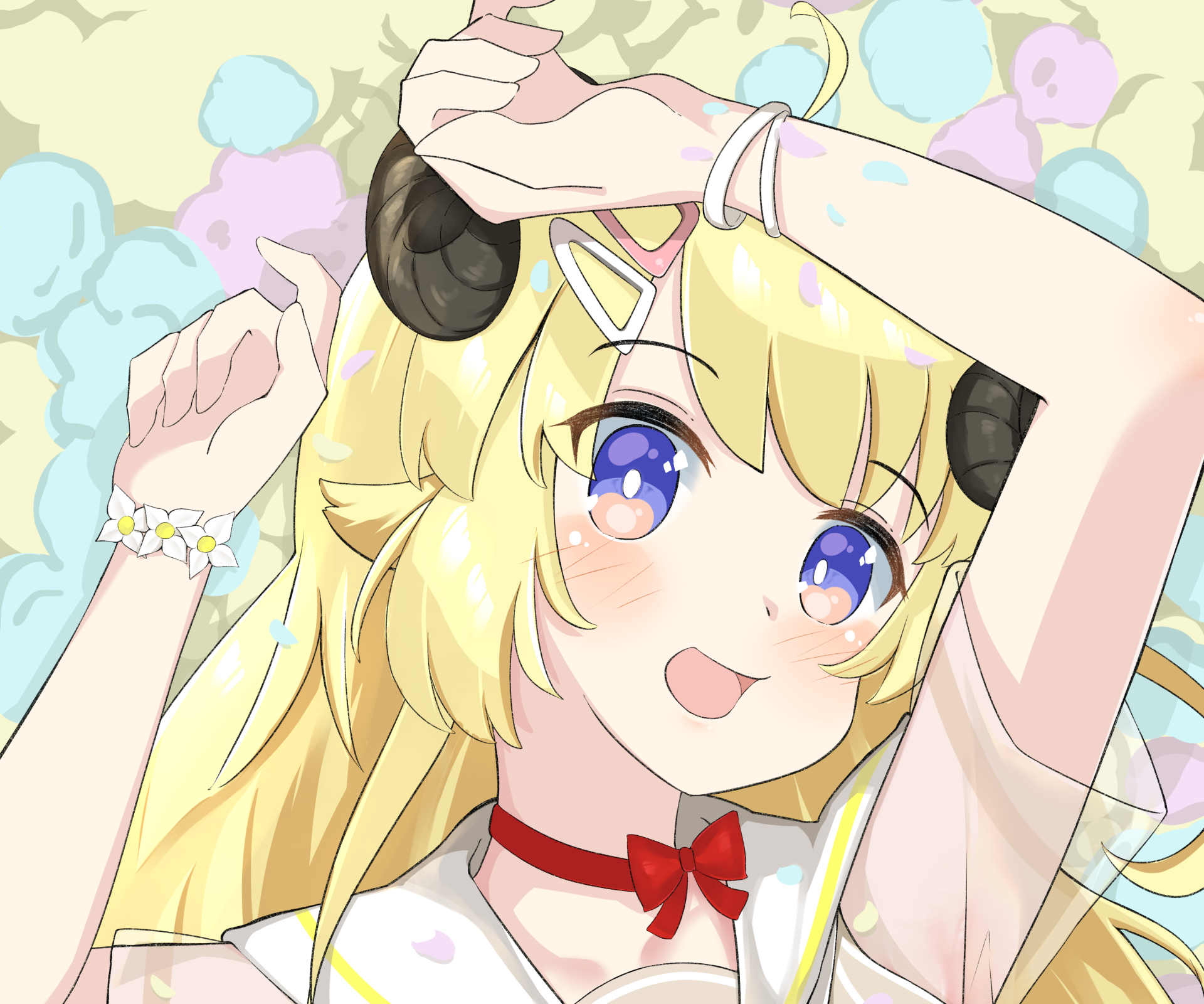 Download Hololive Tsunomaki Watame Anime Virtual Youtuber HD Wallpaper