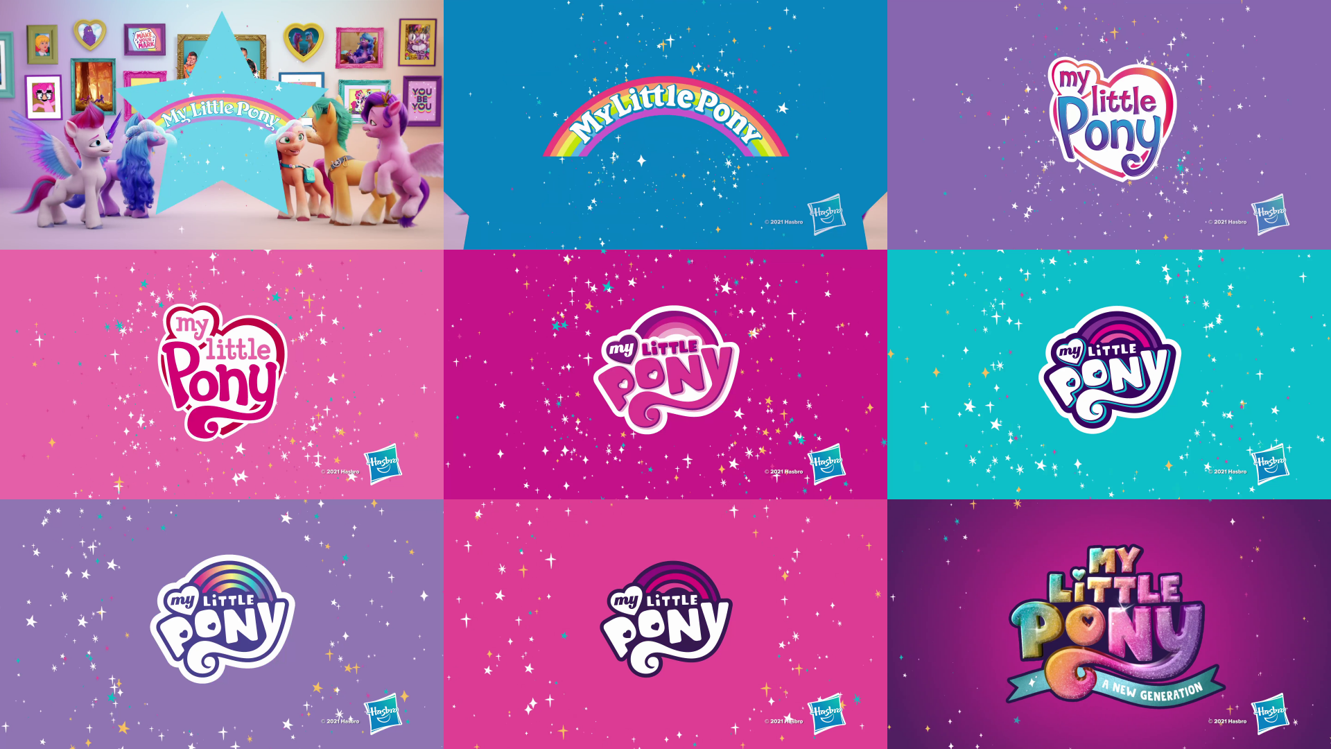 Download Fluttershy (My Little Pony) Twilight Sparkle Rainbow Dash Rarity (My Little Pony) Pinkie Pie Zipp Storm Pipp Petals Izzy Moonbow Hitch Trailblazer Sunny Starscout Logo TV Show My Little Pony 4k Ultra HD Wallpaper