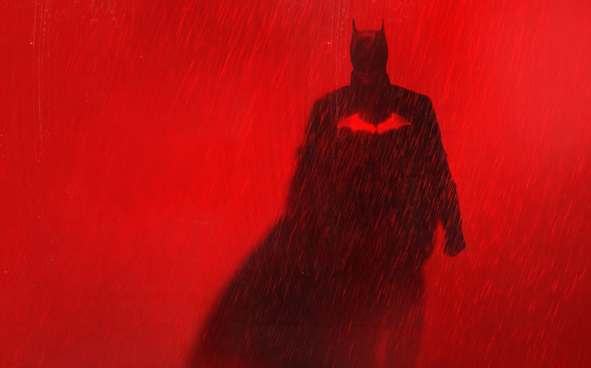 The Batman 4K Ultra HD Wallpaper Red Darkness