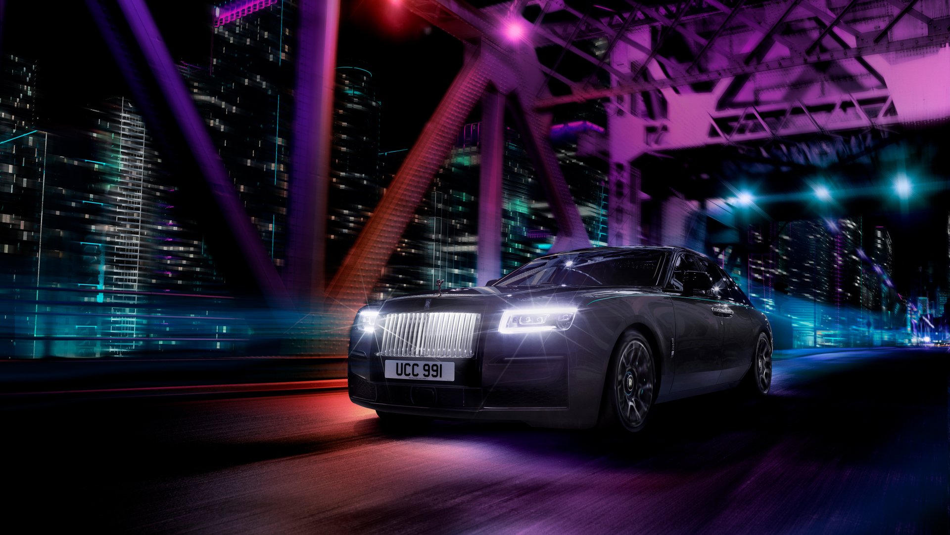 Download Vehicle Rolls-Royce Black Badge Ghost HD Wallpaper