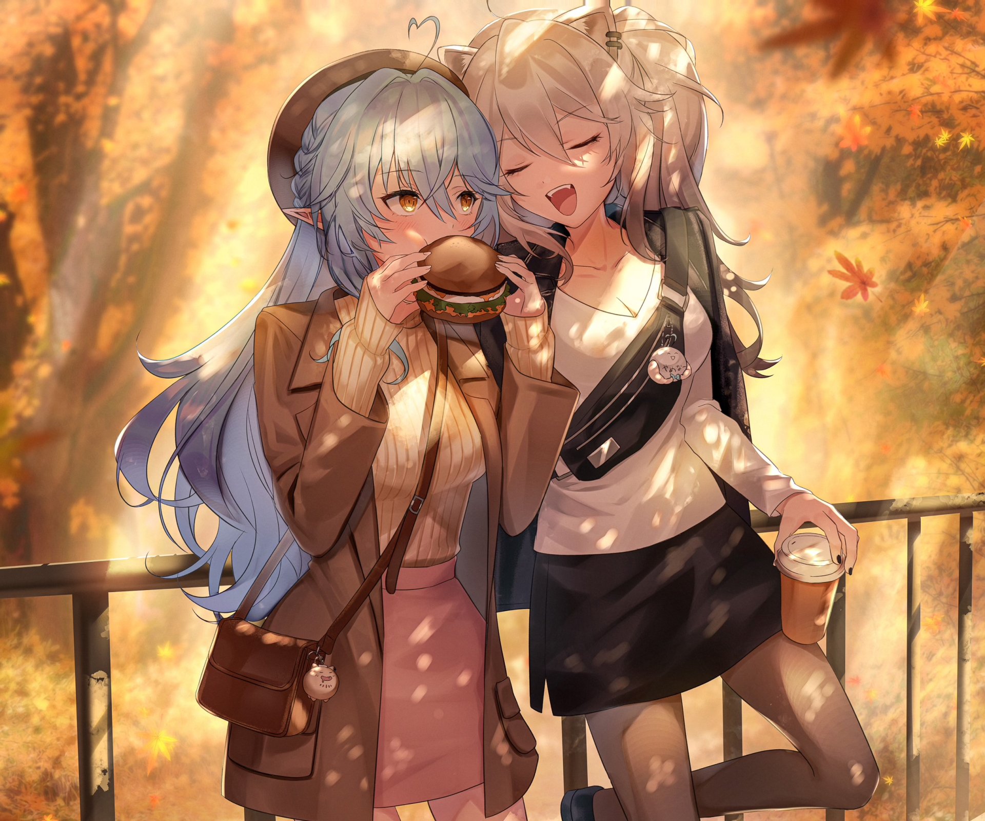 Download Hololive Yukihana Lamy Shishiro Botan Anime Virtual Youtuber HD Wallpaper