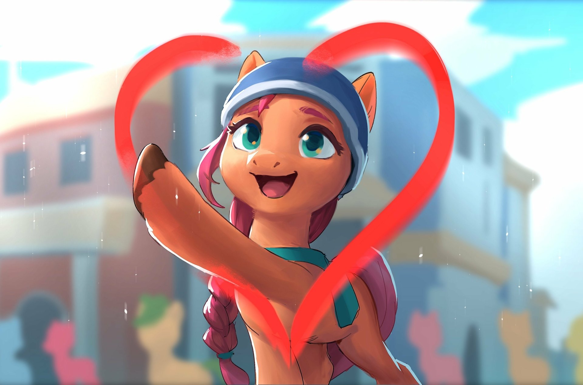 Download Sunny Starscout Movie My Little Pony: A New Generation HD Wallpaper by Landy Pommel