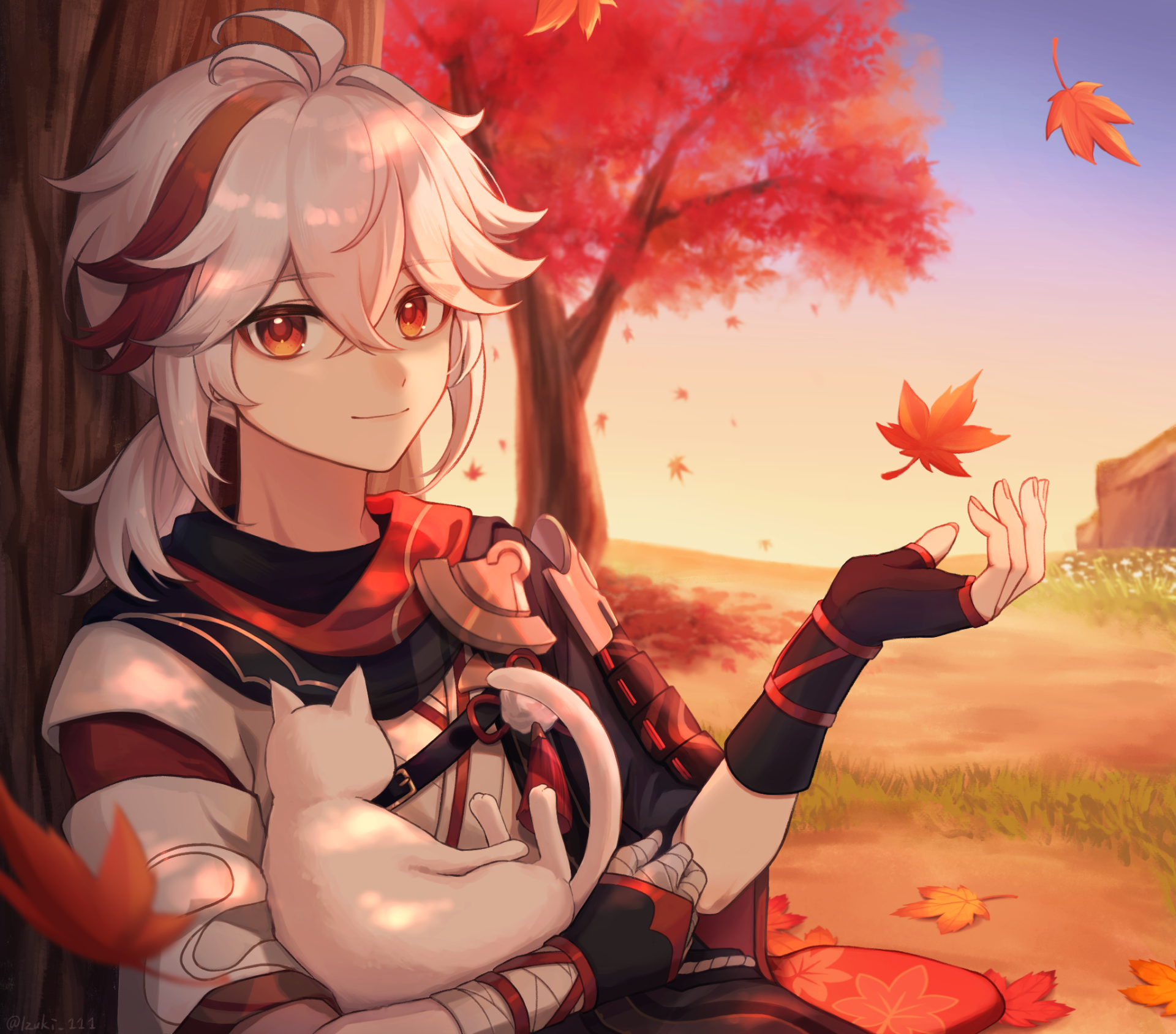 Download Sapphire (Genshin Impact) Kaedehara Kazuha (Genshin Impact) Video Game Genshin Impact HD Wallpaper