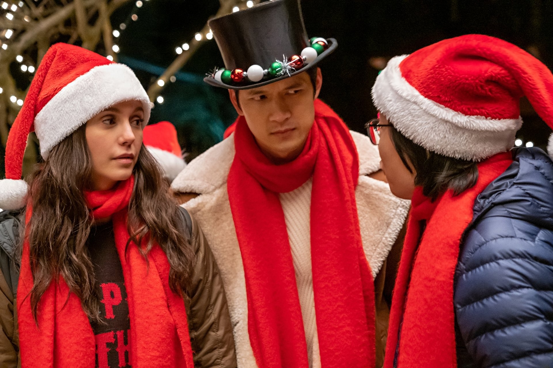 Download Nina Dobrev Jimmy O. Yang Movie Love Hard HD Wallpaper
