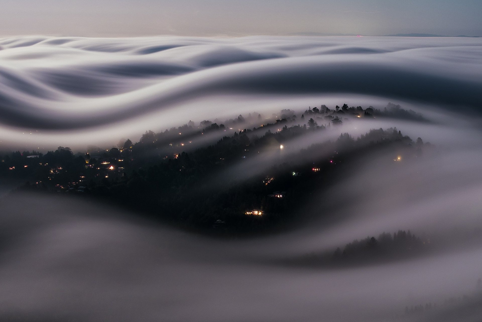 Download Sea Of Clouds Nature Fog HD Wallpaper
