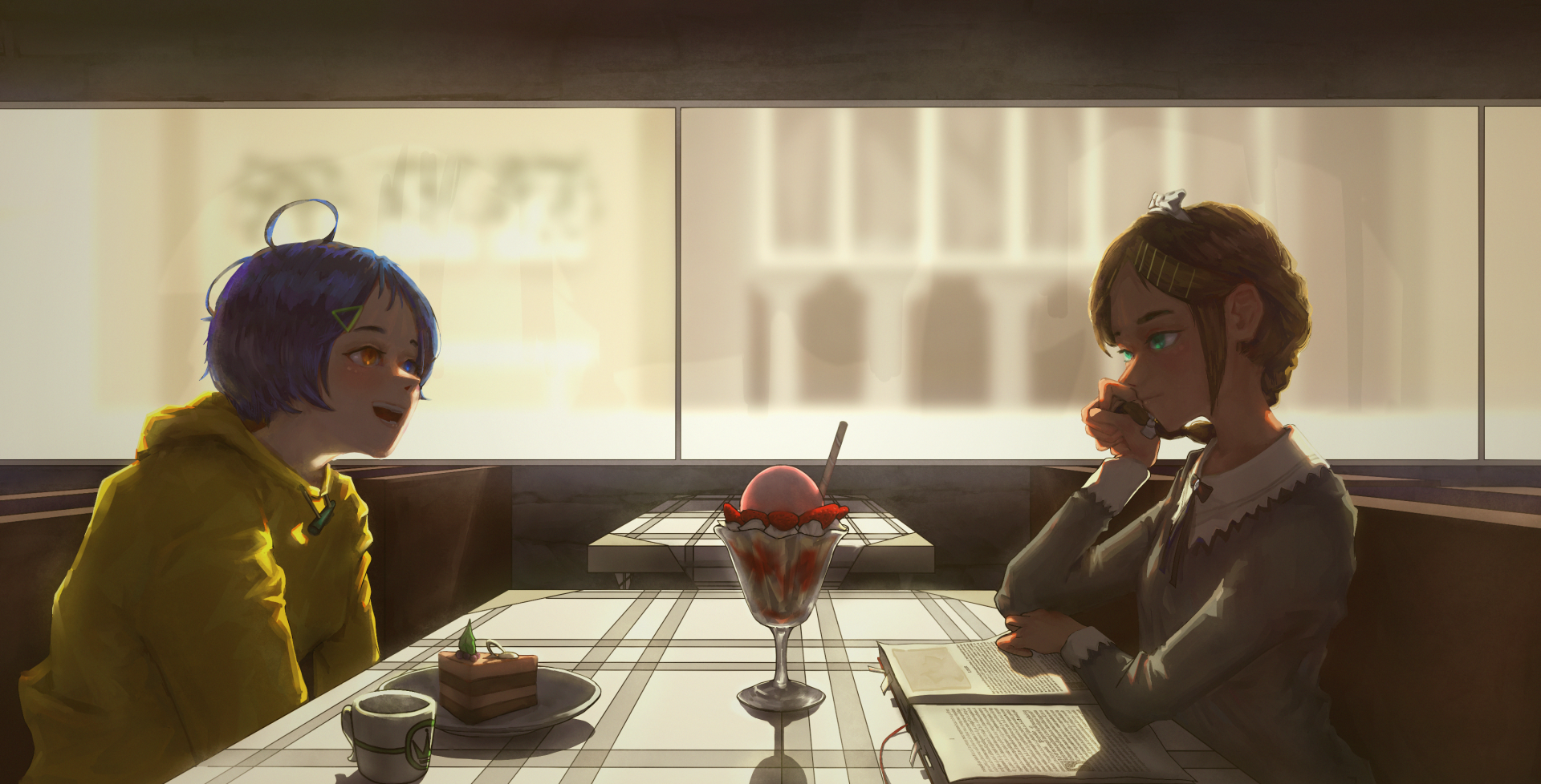 Download Ai Ohto Neiru Aonuma Anime Wonder Egg Priority HD Wallpaper