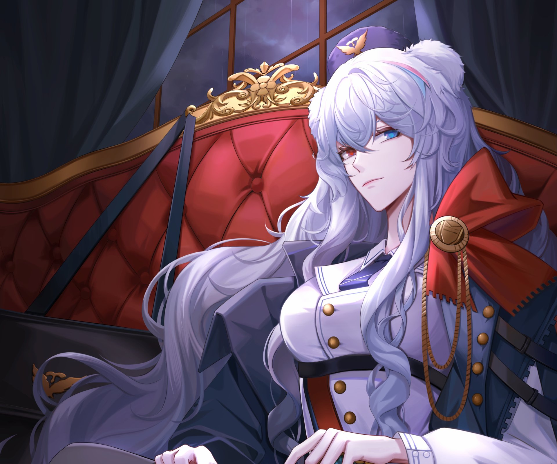 Download Uniform Heterochromia Rosa (Arknights) Video Game Arknights HD Wallpaper