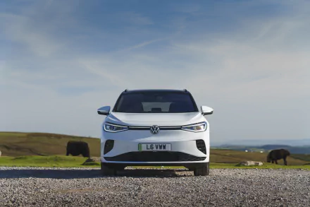 electric car Volkswagen ID.4 GTX vehicle Volkswagen ID.4 HD Desktop Wallpaper | Background Image