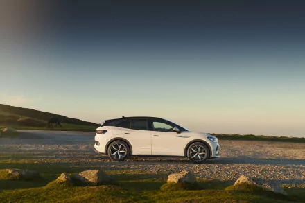 electric car Volkswagen ID.4 GTX vehicle Volkswagen ID.4 HD Desktop Wallpaper | Background Image