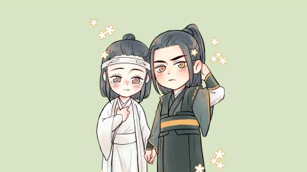 Nie Mingjue Lan Xichen Anime Mo Dao Zu Shi HD Desktop Wallpaper | Background Image