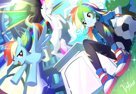 Rainbow Dash TV Show My Little Pony: Equestria Girls HD Desktop Wallpaper | Background Image