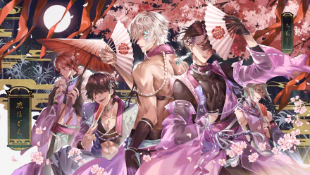 Zakuro (BlackStar) Qu (BlackStar) Mokuren (BlackStar) Kasumi (BlackStar) Hari (BlackStar) video game BlackStar ~Theater Starless~ HD Desktop Wallpaper | Background Image