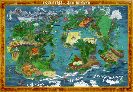  Map of Equestria... And Beyond!