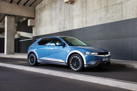 SUV vehicle Hyundai IONIQ 5 HD Desktop Wallpaper | Background Image