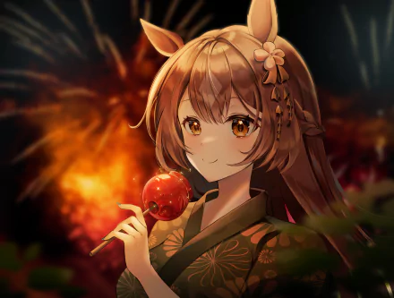 Satono Diamond Anime Uma Musume: Pretty Derby HD Desktop Wallpaper | Background Image