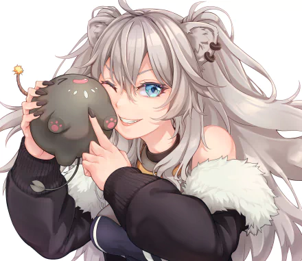 hololive Shishiro Botan Anime Virtual Youtuber HD Desktop Wallpaper | Background Image