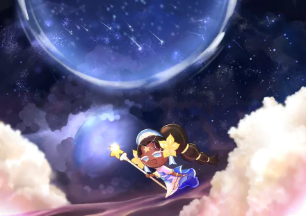 Starfruit Cookie (Cookie Run) video game Cookie Run: OvenBreak HD Desktop Wallpaper | Background Image