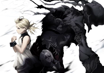 Kuroki Kaibutsu Fio (Nier) video game NieR Re[in]carnation HD Desktop Wallpaper | Background Image