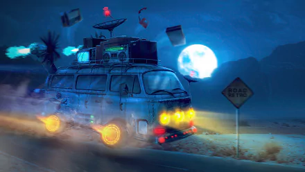 futuristic van Sci Fi vehicle HD Desktop Wallpaper | Background Image